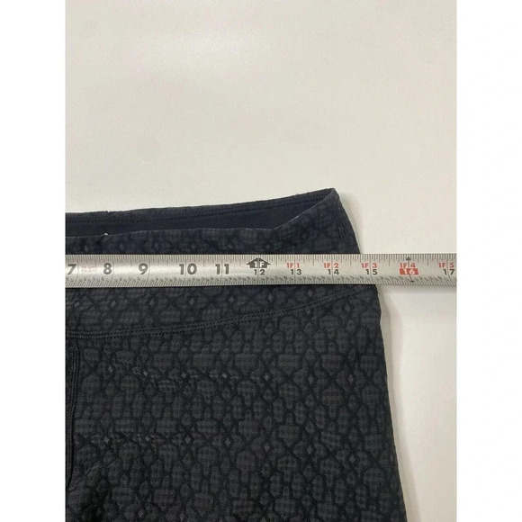 Prana Misty Full Length Leggings Textured Ruched Size Medium Black NWT - Picture 9 of 10